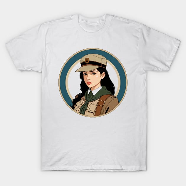 Retro American Park Ranger T-Shirt by CursedContent